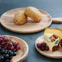 ACACIA CHIC Piatto Con Manico Naturale|CASA Online