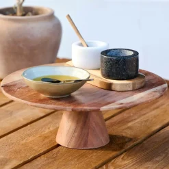 ACACIA Gambe A V Set Di 2 Naturale|CASA Hot