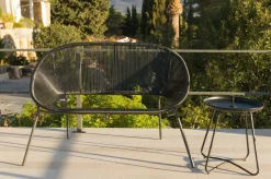 ACAPULCO Panca Lounge Nero|CASA Online