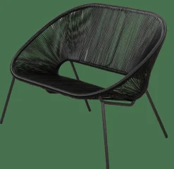 ACAPULCO Panca Lounge Nero|CASA Online