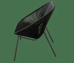 ACAPULCO Panca Lounge Nero|CASA Online