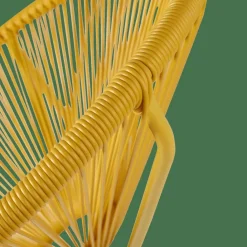 ACAPULCO Sedia Lounge Giallo|CASA Outlet