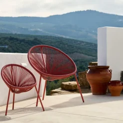 ACAPULCO Sedia Per Bambini Terracotta|CASA