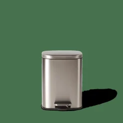 ADELE Pattumiera A Pedale 12L Argentato|CASA New