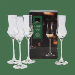 AFTER DINNER Bicchieri Da Grappa Set Di 4 Trasparente|CASA Sale