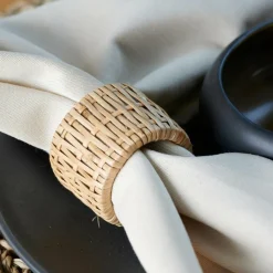 AMANDA Anello Portatovaglioli Marrone|CASA Sale