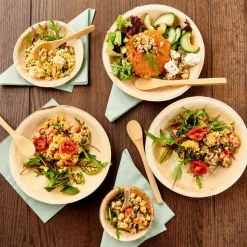 ARECA LEAF Ciotole Set Di 6 Naturale|CASA Online