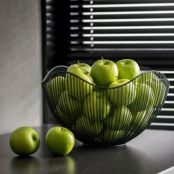 ASTER Cesto Portafrutta Nero|CASA