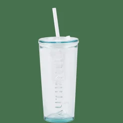 AUTHENTIC Bicchiere Con Cannuccia Trasparente|CASA Outlet
