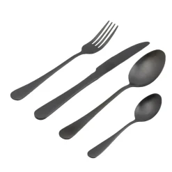 AXELLE Posate 16 Pezzi Nero|CASA