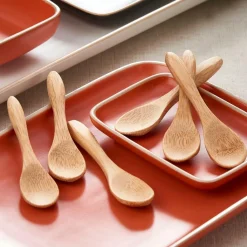 BAMBOO Cucchiaini Set Di 6 Naturale|CASA Clearance