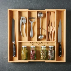 BAMBOO Org. Per Cassetto Allungabile Naturale|CASA