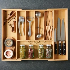 BAMBOO Org. Per Cassetto Allungabile Naturale|CASA