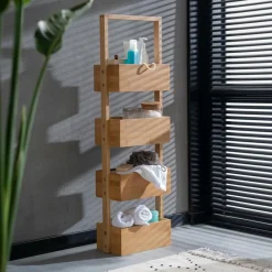 BAMBOO Scaffale Portatutto Naturale|CASA Outlet