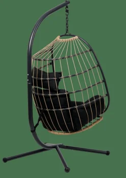 BAZAI Sedia Sospesa Con Supporto Nero|CASA New