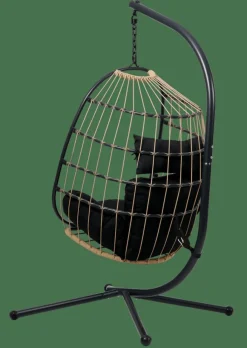 BAZAI Sedia Sospesa Con Supporto Nero|CASA New