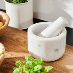 BEIGE GRANITE Mortaio Con Pestello Beige|CASA Online