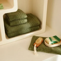 BIO SOFT Asciugamano Verde Scuro|CASA New