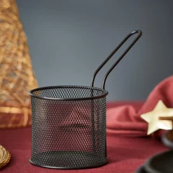 BLACK Cestino Da Portata Nero|CASA Outlet