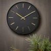 BLACK Orologio Da Parete Nero|CASA Discount