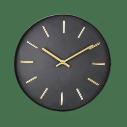 BLACK Orologio Da Parete Nero|CASA Discount