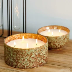 BOWL Candela In Vaso Bianco|CASA Clearance