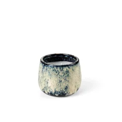 CERAMIC Candela In Vaso Blu|CASA New