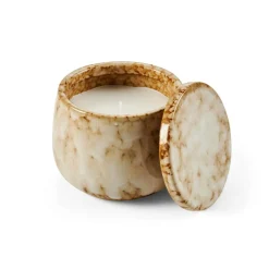 CERAMIC Candela In Vaso Beige|CASA Discount