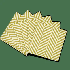 CHEVRON Set Di 20 Tovaglioli Verde|CASA Sale