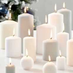 CILINDRO Candela Cilindrica Bianco|CASA Clearance