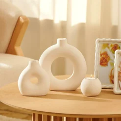 COTTON Ramo Di Cotone Set Di 3 Bianco|CASA Best