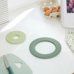 CUISINO Sottopentola Set Da 2 2 Colori Menta, Verde Scuro|CASA Hot