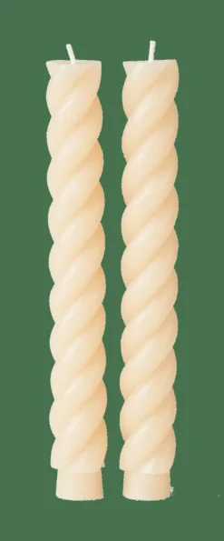 CURL Candele Set Da 2 Beige|CASA Hot