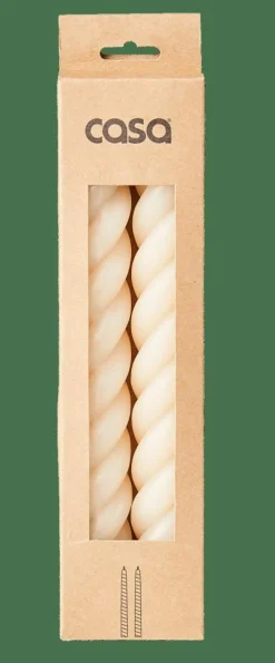 CURL Candele Set Da 2 Beige|CASA Hot