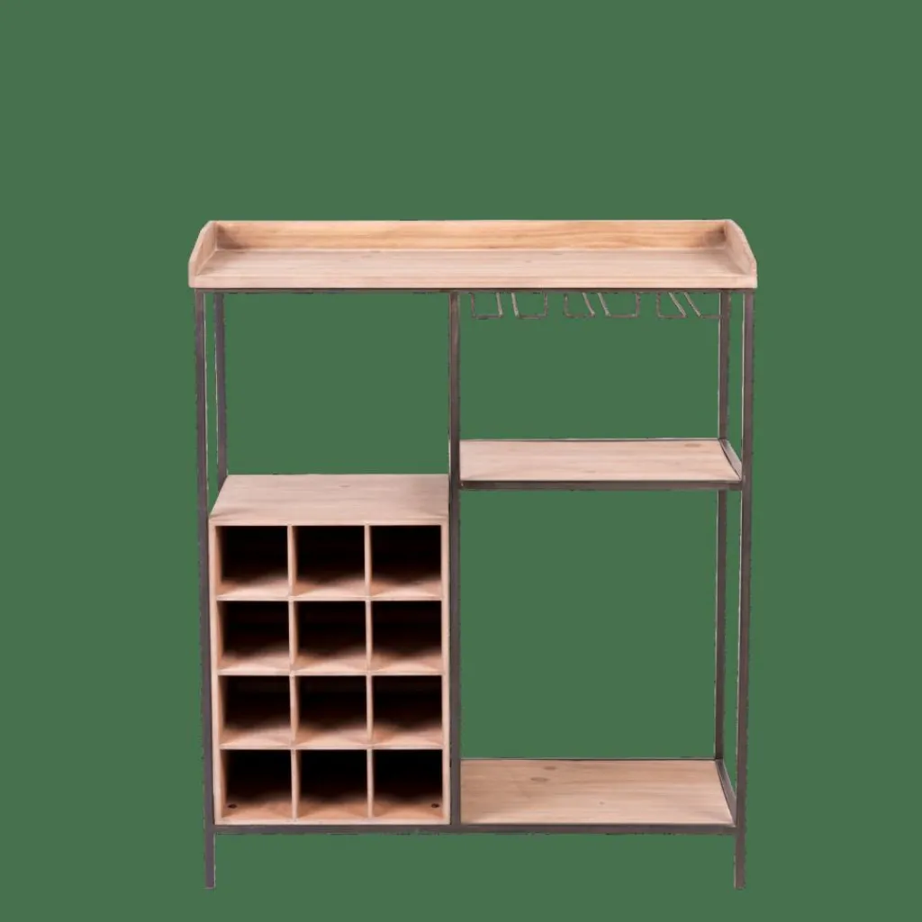 DAMIAN Scaffale Da Parete Nero|CASA Clearance