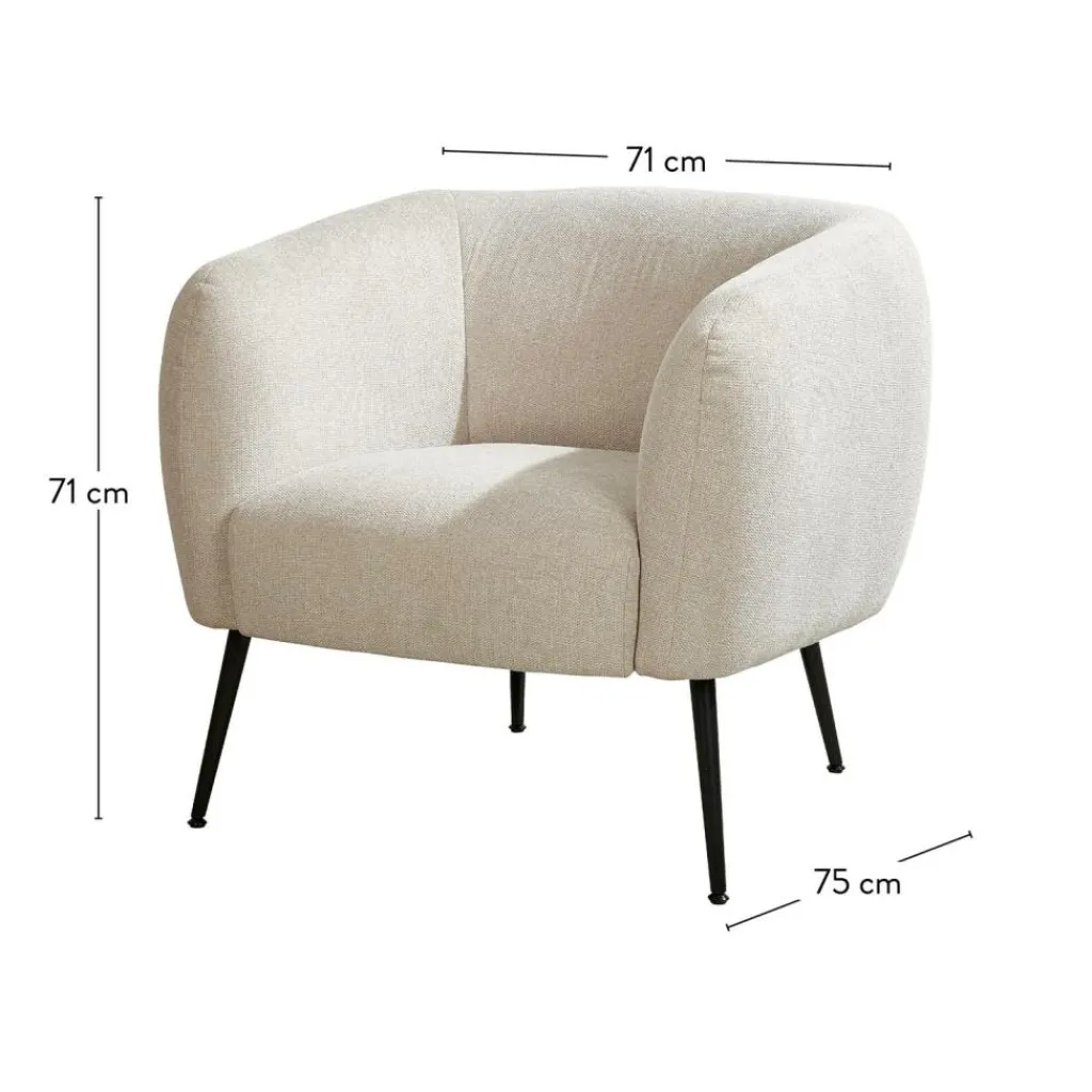 DAVI Poltrona Bianco Antico|CASA Discount