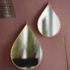 DROP Specchio Dorato|CASA