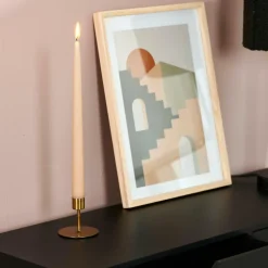 DUO Candele Da Cena Set Di 2 Beige|CASA New