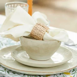 EARTH MARL Piatto Dessert Crema|CASA Online