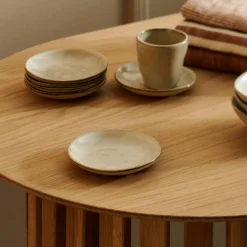 EARTH MARL Piatto Crema|CASA Outlet