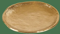 ERBA Piatto Portacandele Dorato|CASA Outlet