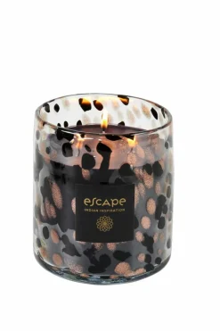ESCAPE INDIAN INSPIRATION Candela Profumata In Vaso Nero, Rame, Multicolore|CASA Discount
