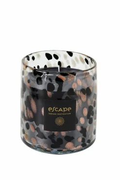 ESCAPE INDIAN INSPIRATION Candela Profumata In Vaso Nero, Rame, Multicolore|CASA Discount