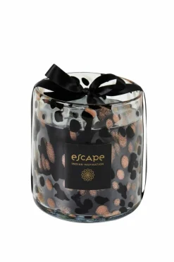 ESCAPE INDIAN INSPIRATION Candela Profumata In Vaso Bianco, Beige, Multicolore|CASA Clearance