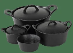 FERO Cocotte Con Coperchio 40 CL Nero|CASA Online