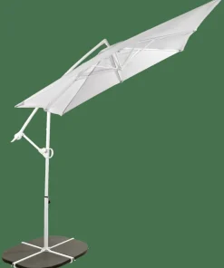 FIJI Ombrellone Sospeso Senza Base Grigio Chiaro|CASA Clearance