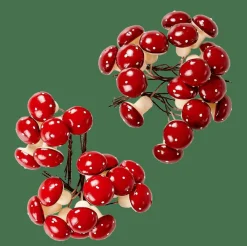 FOAM Fungo Decorativo Rosso Scuro|CASA Clearance