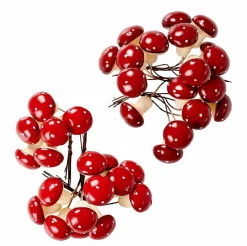 FOAM Zucche Decorative Set Di 12 Rosso|CASA Clearance