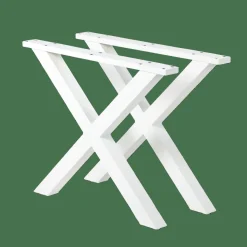 FORMAX Tavolo Da Giardino Con Gambe X Naturale/bianco|CASA Discount