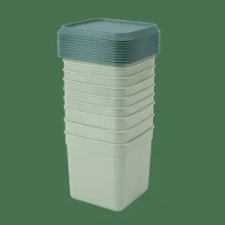 FREEZER Scatole X Freezer Set Di 10 Menta, Verde Scuro|CASA Clearance